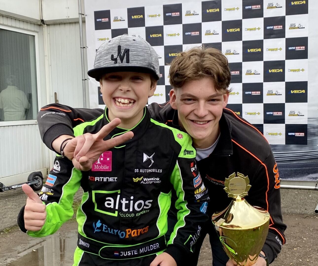Juste Mulder revancheert zich in Kerpen met podium bij ADAC Kart Masters