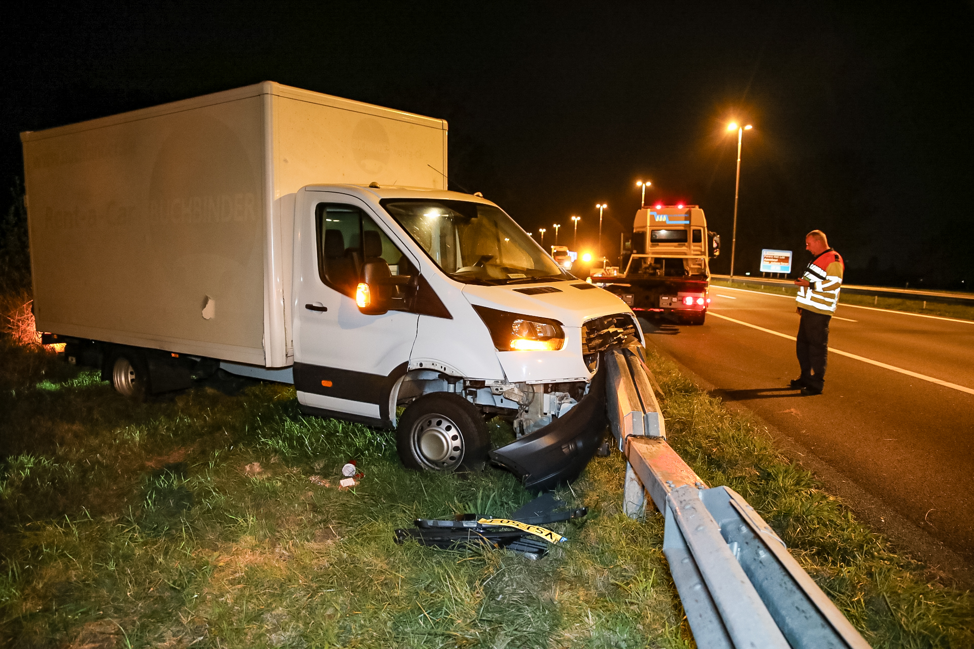 Forse schade na ongeluk op A50 bij Apeldoorn