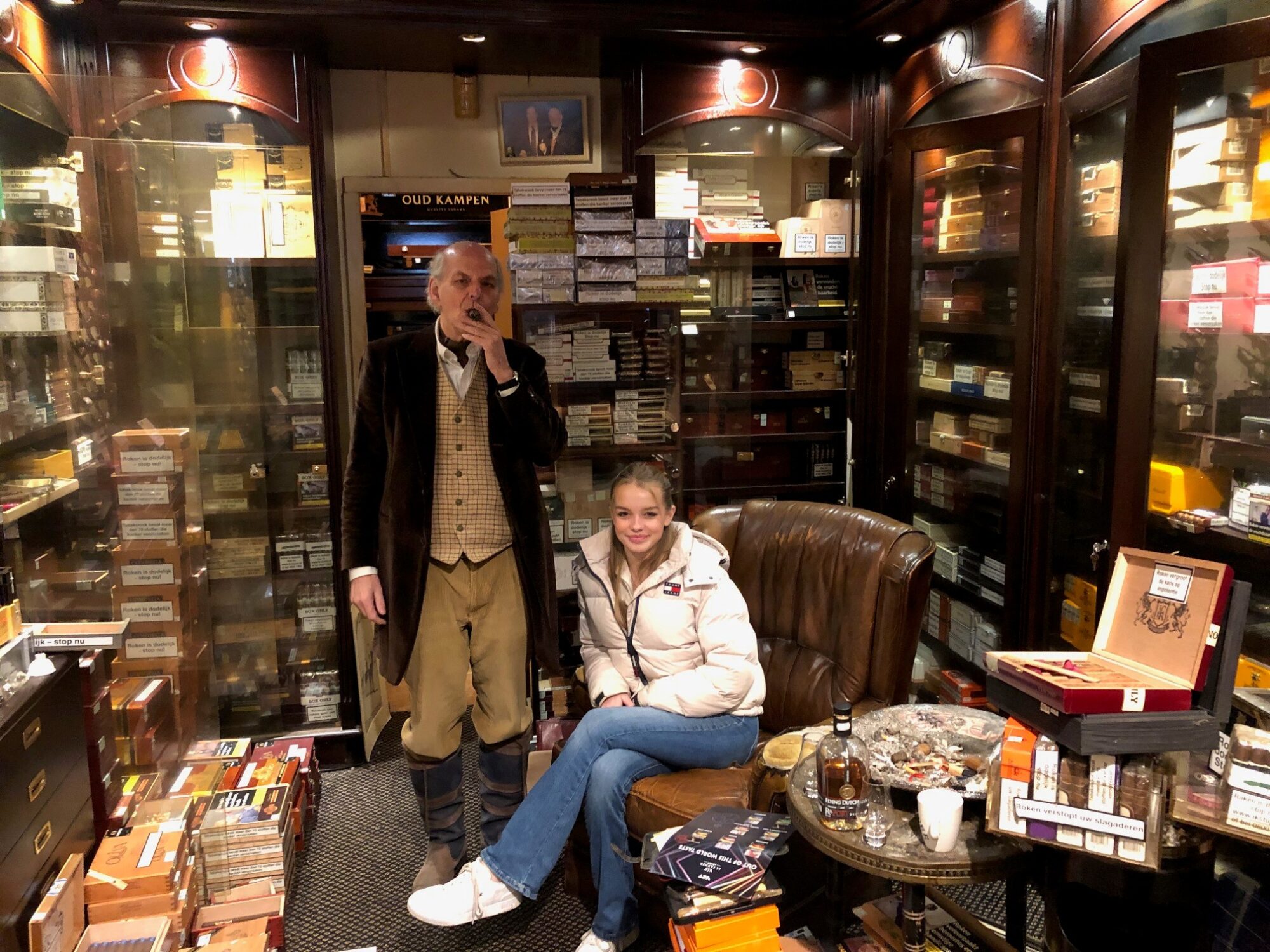 Hans van Werven is eigenaar van het bekendste sigarenhuis in Apeldoorn