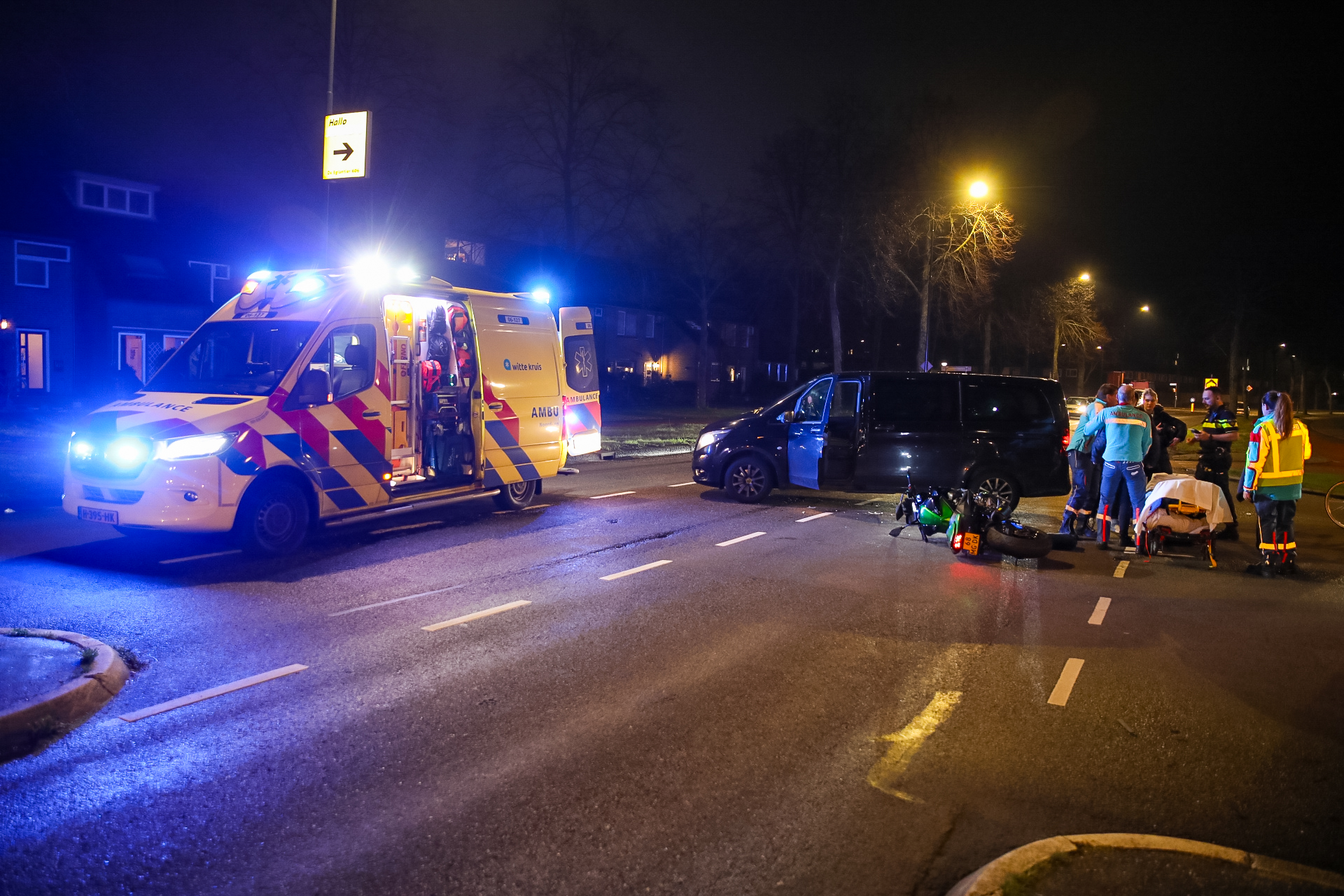 Motorrijder gewond bij ongeluk in Apeldoorn