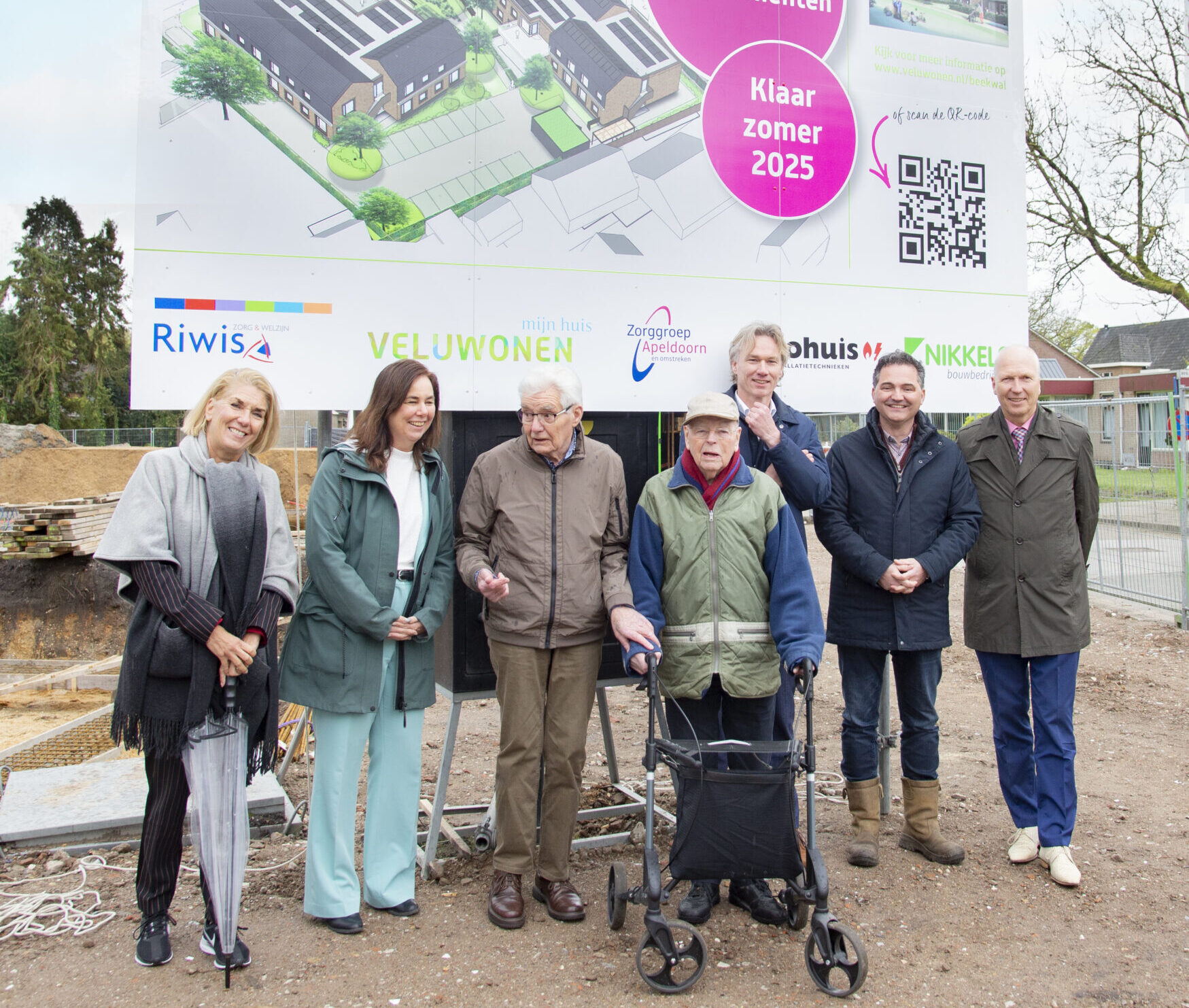 Feestelijke start bouw woonzorglocatie de nieuwe Beekwal in Eerbeek