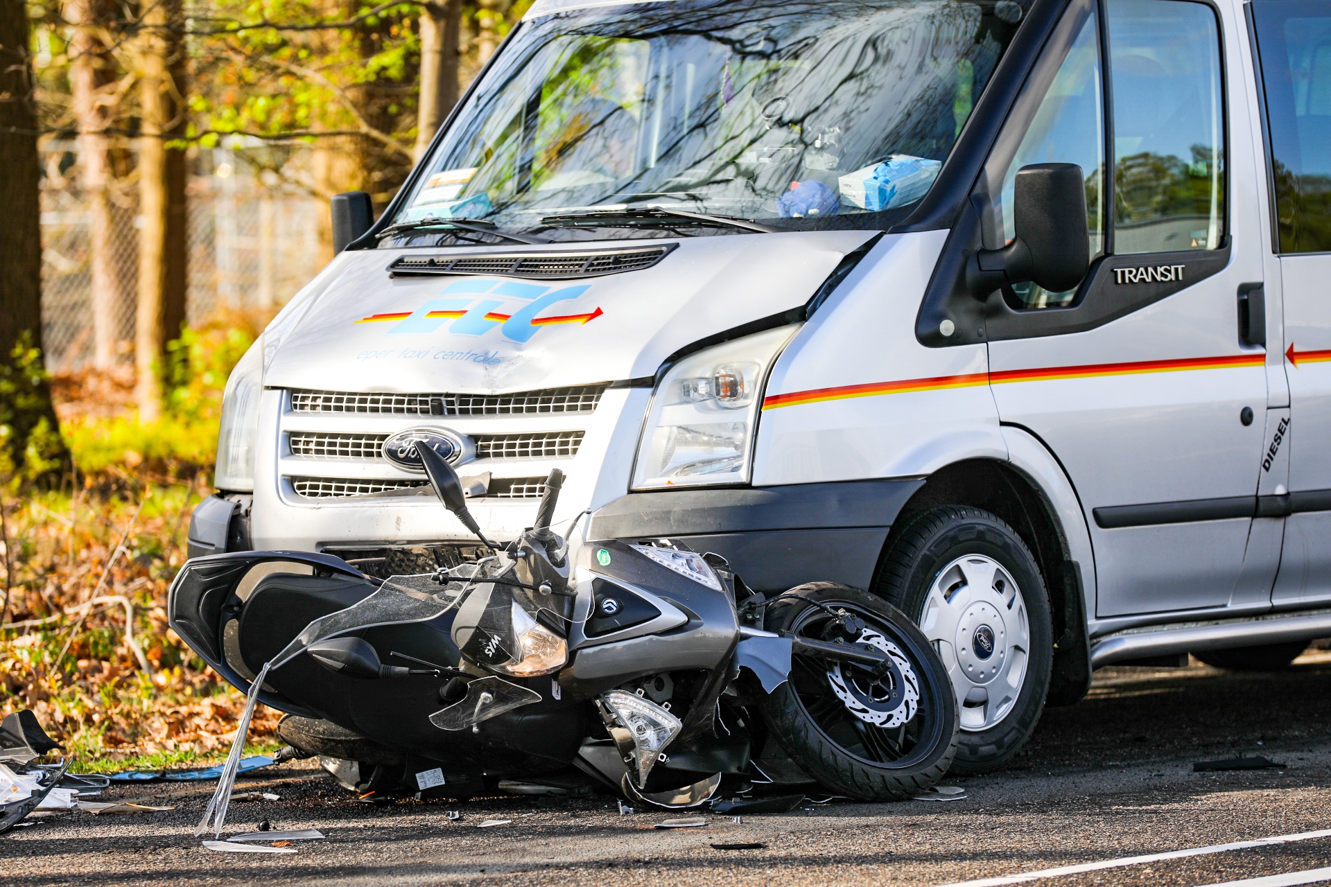 Motorrijder gewond bij ongeluk Europaweg in Apeldoorn