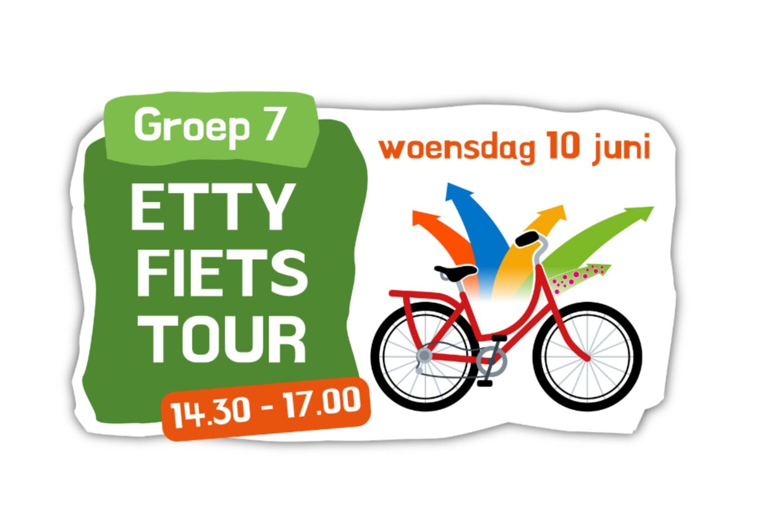 Doe mee aan de Etty Fietstour Groep 7