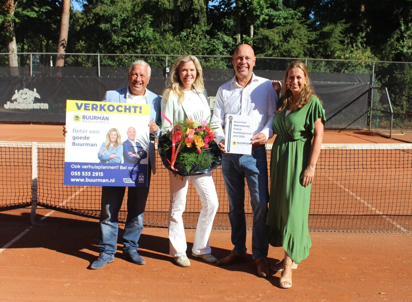 Buurman Makelaardij trotse en nieuwe hoofdsponsor van de 64e Apeldoornse Tenniskampioenschappen