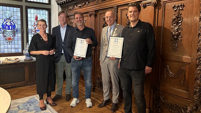 Burgemeesters bekronen redders van drenkeling