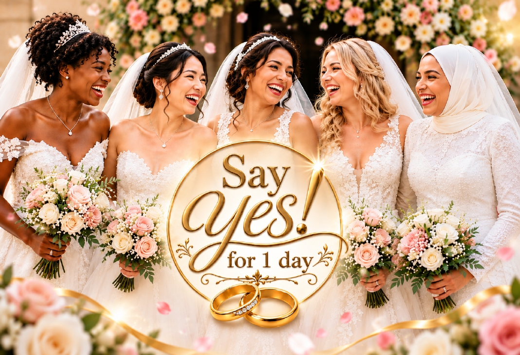 Say YES! for 1 day laat iedereen stralen in een trouwbeleving zonder verplichtingen