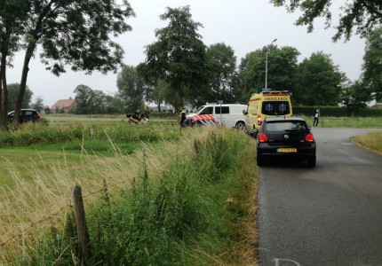 Scooterrijder gewond bij ongeval in Vierakker