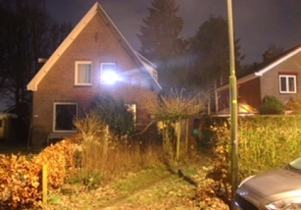 Brand in schoorsteen