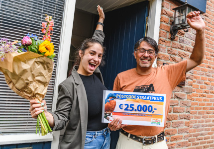 Inwoners Apeldoorn winnen samen 200.000 euro Postcode Loterij