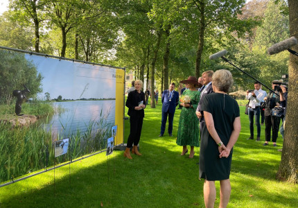 Koninklijk bezoek IJsselbiënnale