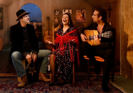 Twee trio’s in muziekkoepel