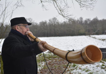 Wandelen en rennen in sfeervol decor