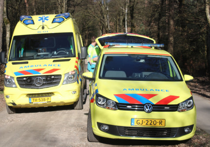 Fietsers gewond na botsing in Nijkerk