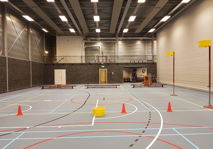 Sporthal weer in gebruik