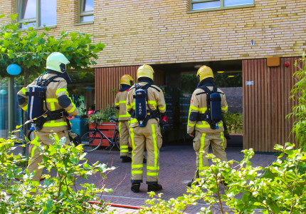 Brand in woning Mantelmeeuw