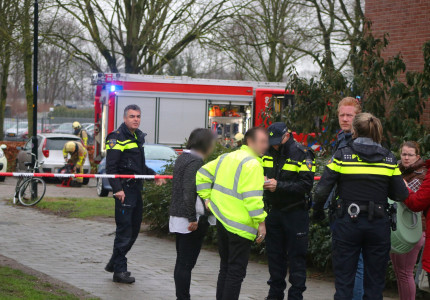 Gasfles vat vlam en zorgt voor gevaarlijke situatie