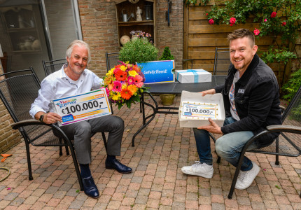 Inwoner Apeldoorn verrast met 100.000 euro