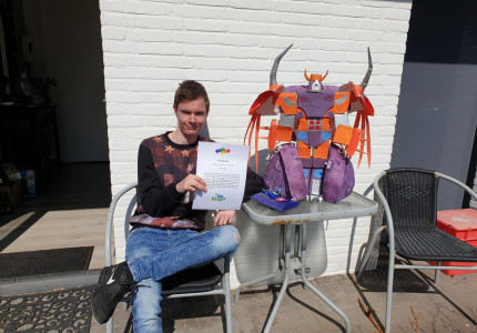 Eerste hoofdprijs Thuiskunst-wedstrijd voor Duncan Smit