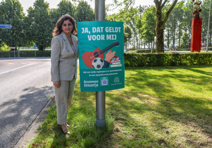 Campagne als steuntje in de rug
