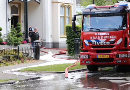 Waterleiding gebroken bij uitvaart centrum in Apeldoorn