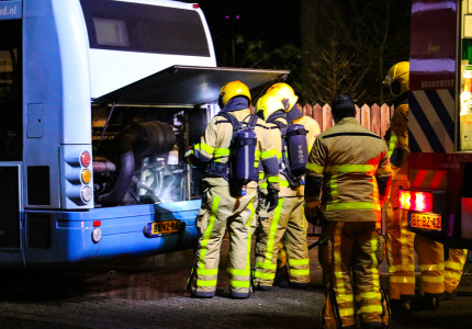 Brandje in bus; passagiers moeten bus verlaten