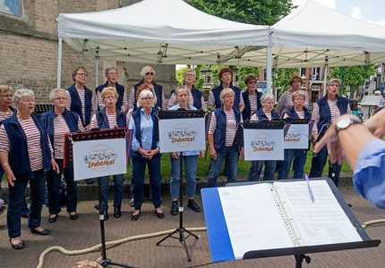 Shantykoor in actie
