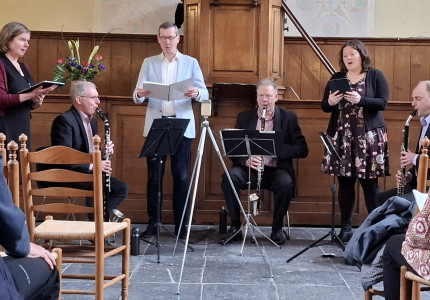 Bassethoorn en zang prachtige klankcombinatie