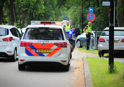 Lichtgewond na val met fiets