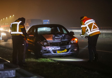 Bestuurder aangehouden na aanrijding op A1 bij Ugchelen