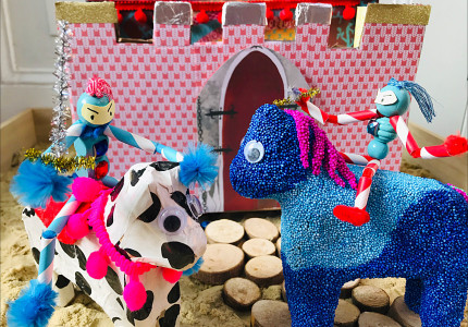 Kinderboekenweek: Ridders te paard en wapperende vlaggen