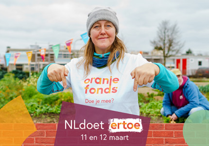 Oranje Fonds zoekt activiteiten voor NLdoet 2022