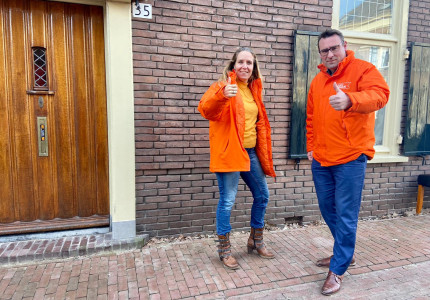 Code Oranje lijsttrekker op bezoek in Zutphen