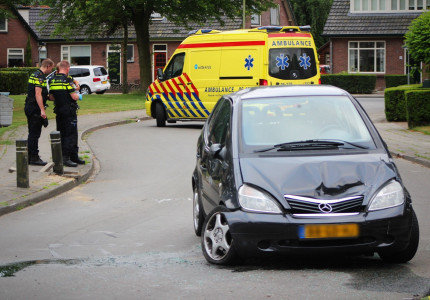 Vrouw gewond bij ongeval