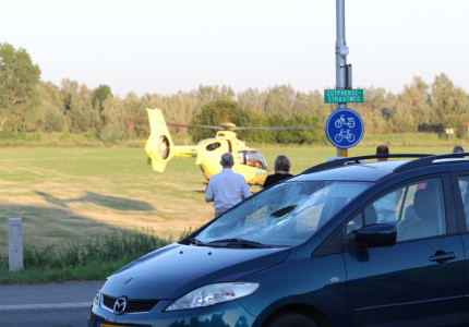 Fietser ernstig gewond na ongeval in Spankeren