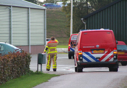 Kuilgas bij boerderij
