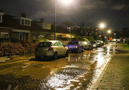 Troelstrastraat opnieuw getroffen door waterleidingbreuk
