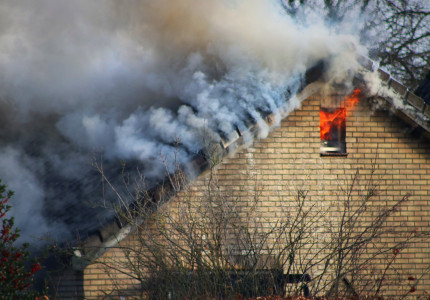 Brand in woning