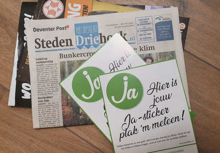 Gaat Deventer aan de sticker?