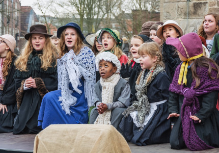 Bergkwartier ademt weer Dickens
