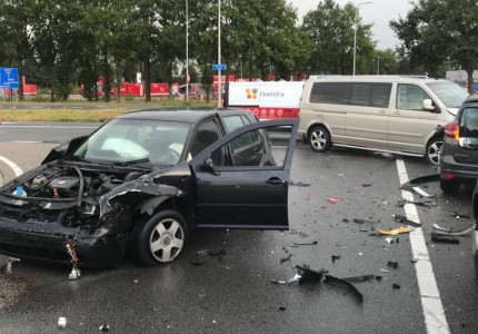 Kettingbotsing op Zutphensestraat