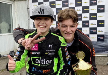 Juste Mulder revancheert zich in Kerpen met podium bij ADAC Kart Masters