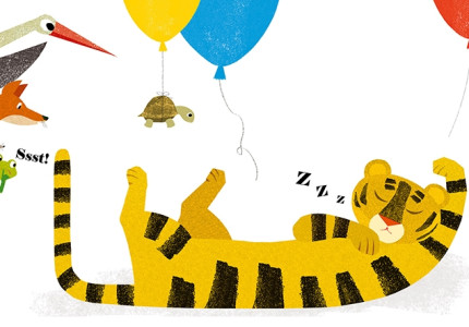 Ssst! De tijger slaapt…