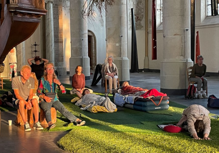Nachtje slapen in de Bergkerk