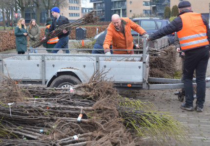 Perenbomen gered van het vuur