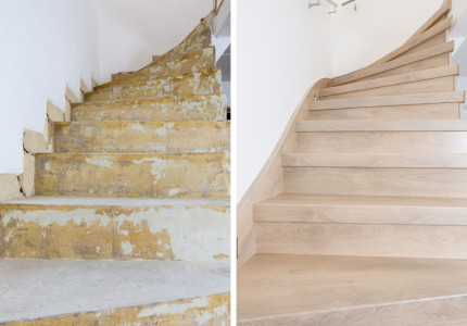Heb je een oude wenteltrap in huis? Knap hem op met een renovatie