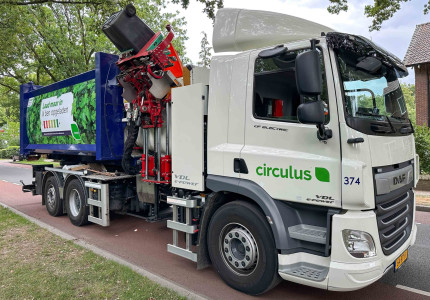 Eerste elektrische inzamelwagens rijden in Deventer