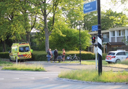 Fietser gewond na botsing