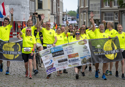Warm welkom voor de hardlopers