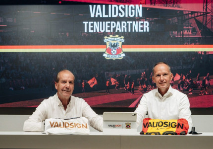 ValidSign verlengt als tenuesponsor bij Go Ahead Eagles