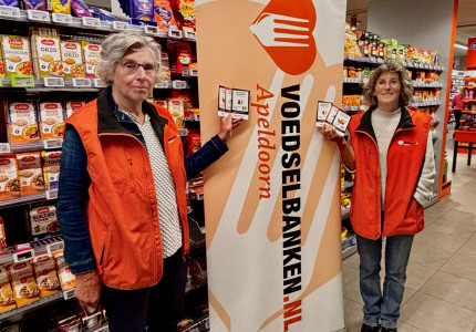Voucheractie bij Voedselbank Apeldoorn